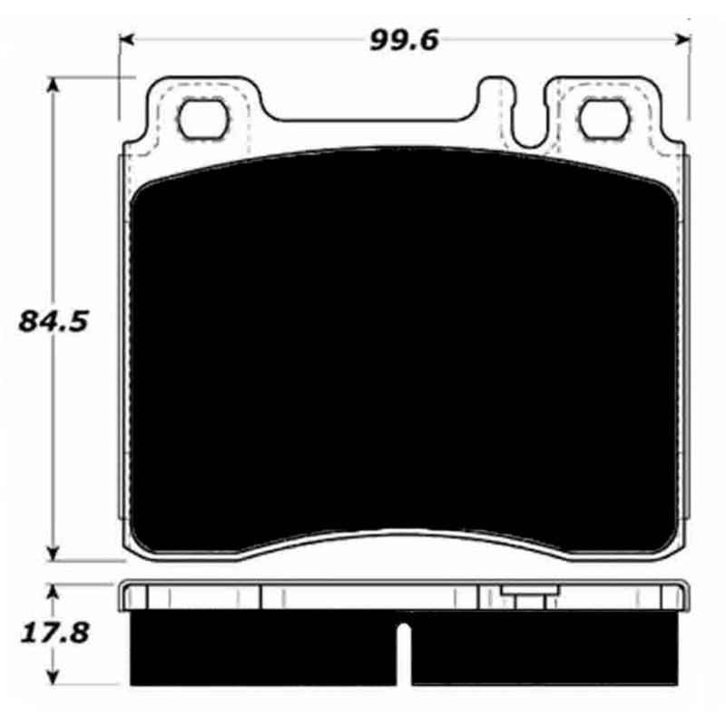 Porterfield Brake Pads for 1994 MERCEDES-BENZ S500