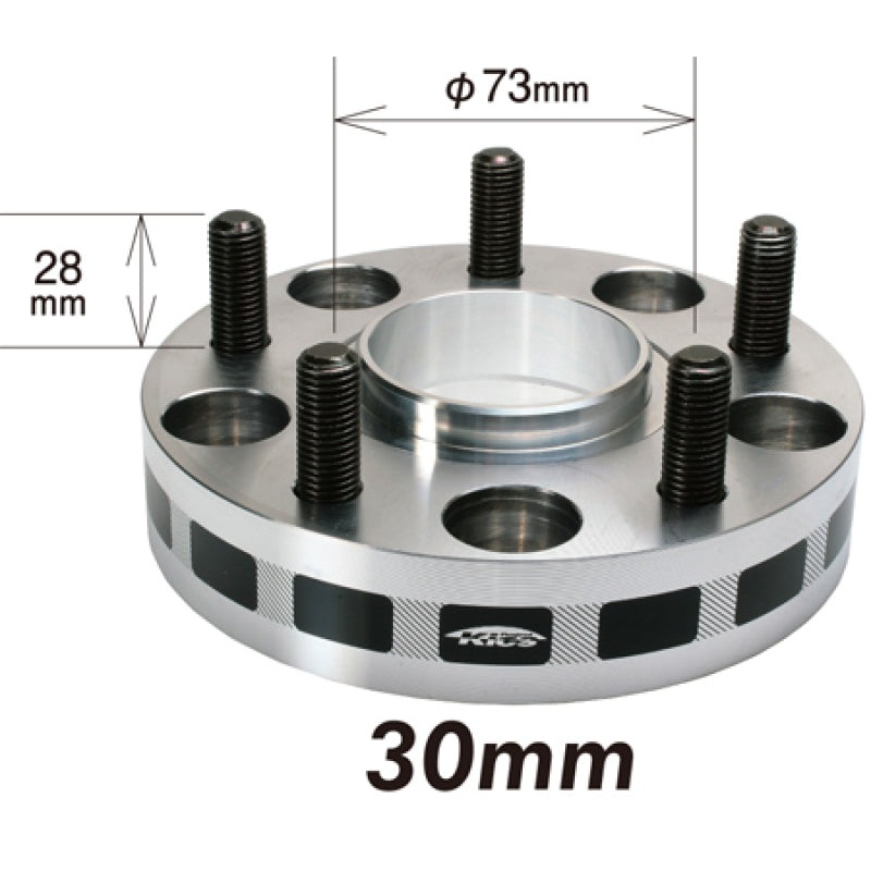 Project Kics 30mm Thick 12×1.50 60mm Hub 5-114.3 Wide Tread Spacers | W5130W160