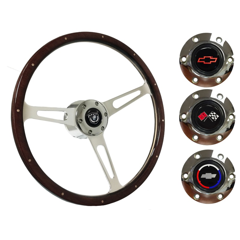 1967 Corvette Steering Wheel Kit | Deluxe Espresso Wood | ST3553A