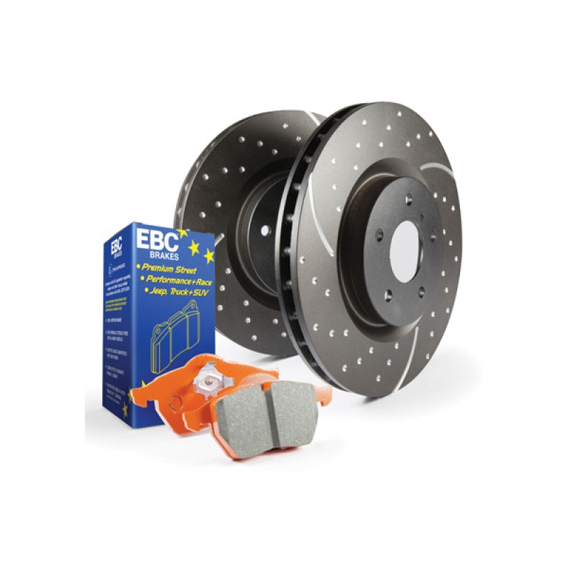EBC S8 Brake Pad and Rotor Kit