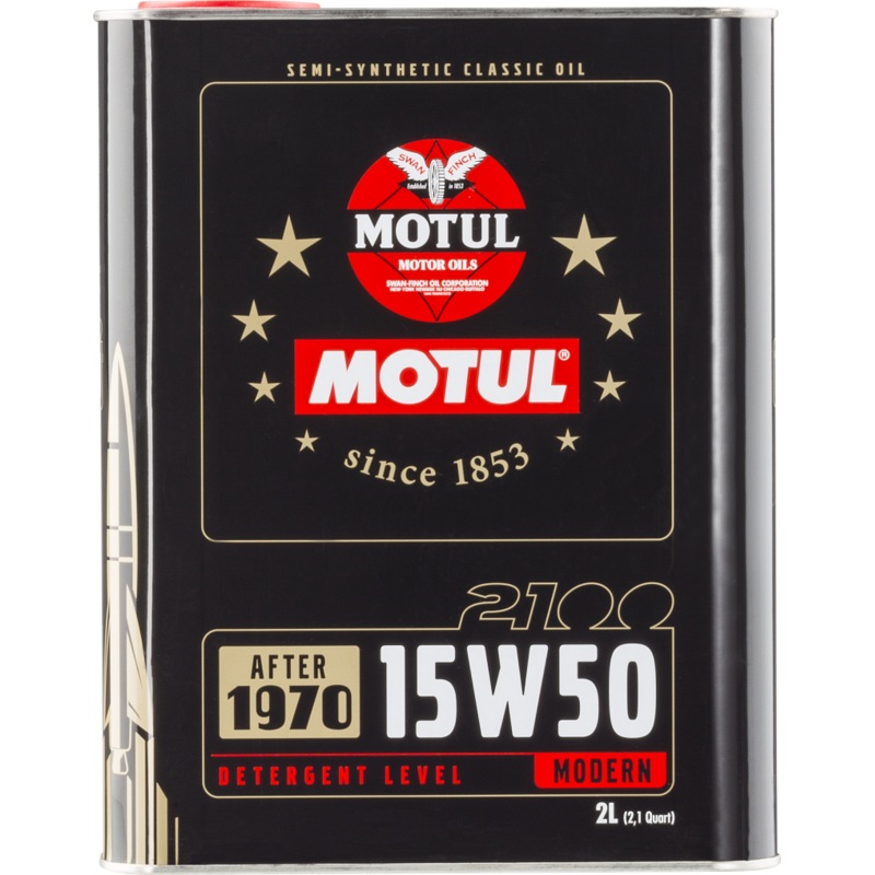Motul 15W50 Classic 2100 Oil – 10x2L
