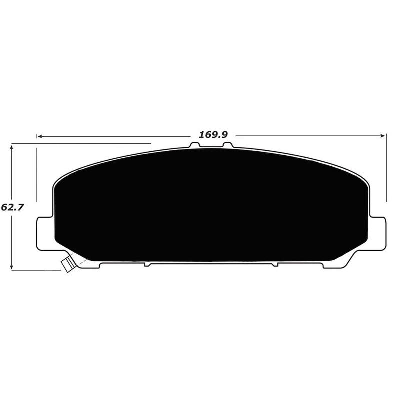 Porterfield Brake Pads for 2007 INFINITI QX56