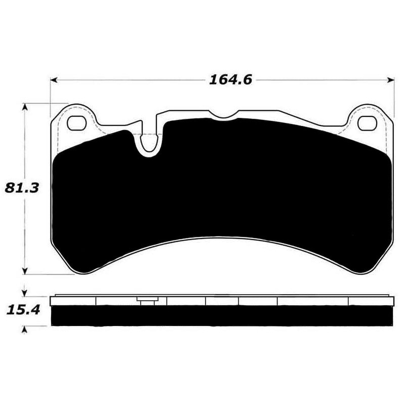 Porterfield Brake Pads for 2009 MERCEDES-BENZ SLK55 AMG