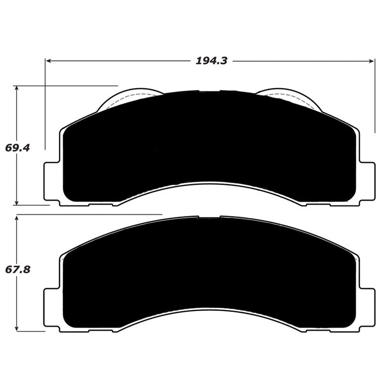 Porterfield Brake Pads for 2015 FORD EXPEDITION