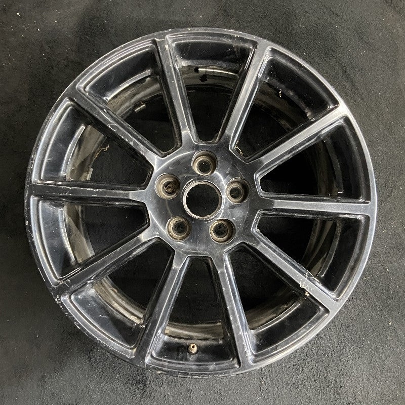 19″ MUSTANG 16 19×8.5 aluminum 10 spoke straight spoke black Original OEM Wheel Rim