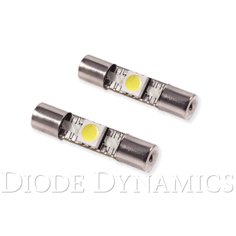 28mm SMF1 LED Bulb Amber Pair Diode Dynamics