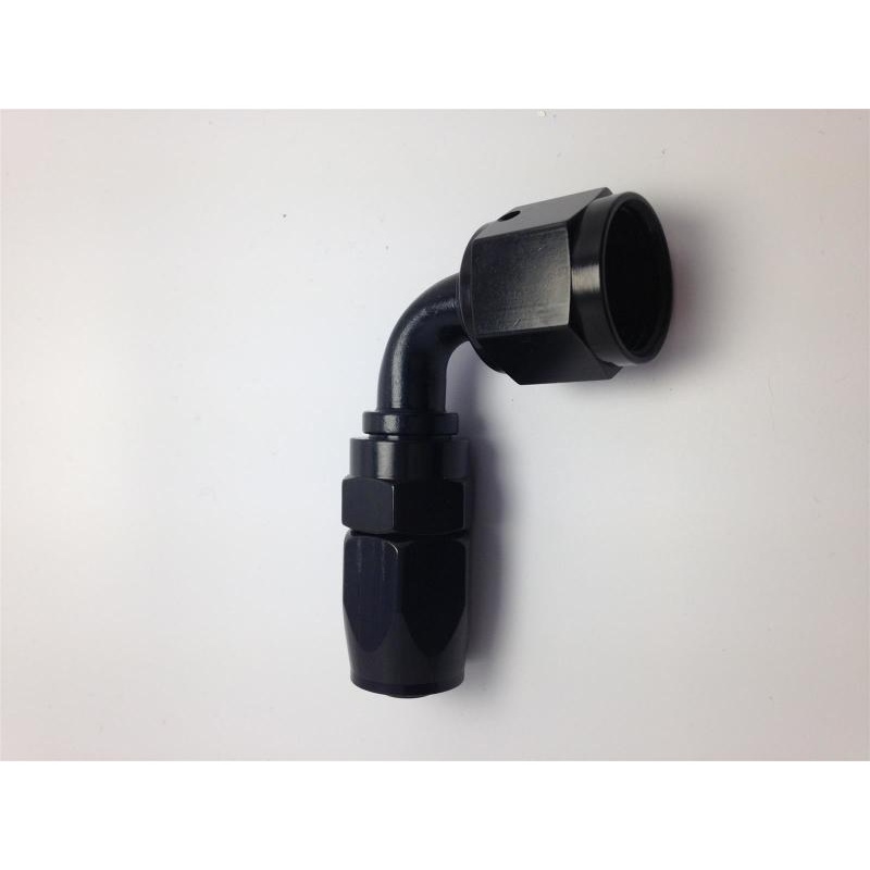 Fragola -6AN Nut x -8AN Hose 90 Degree Expanding Hose End – Black