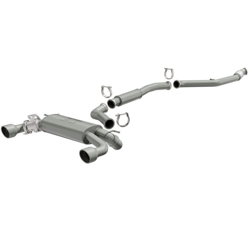 MagnaFlow 14-15 BMW M235i L6 3.0L SS CB Titanium Coat Perf. Sport Dual Split Rear Ext Exht – 4in Tip
