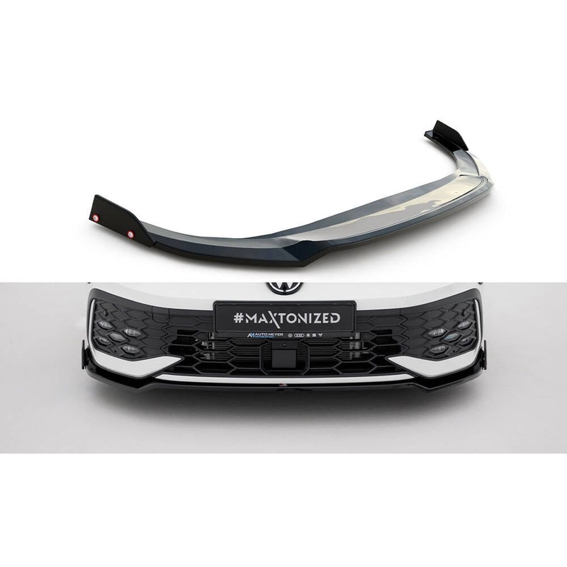 Maxton Design Front Splitter V.3 + Flaps – VW Mk8.5 GTI