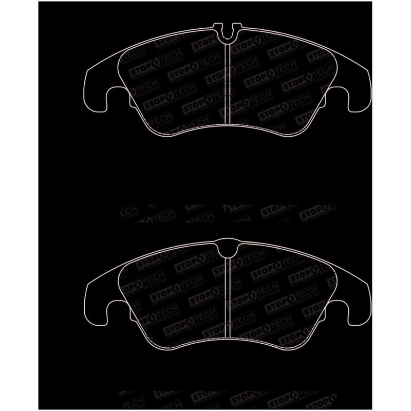 StopTech 12-19 Audi A6 / 11-18 Audi A7 Quattro Sport Brake Pads w/Shims and Hardware – Front