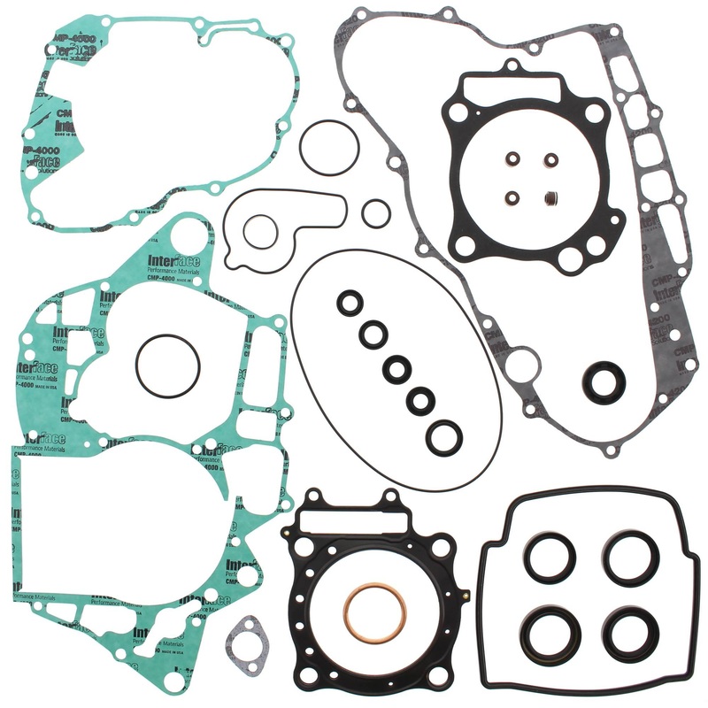 Vertex 811868 Gaskets 04-05 Honda TRX450R Complete Gasket Kit w/ Oil Seals