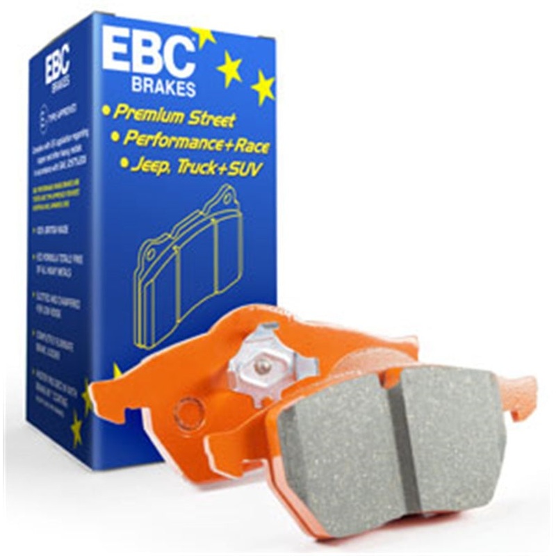 EBC 06-09 Audi RS4 4.2 (Cast Iron Rotors) Orangestuff Front Brake Pads