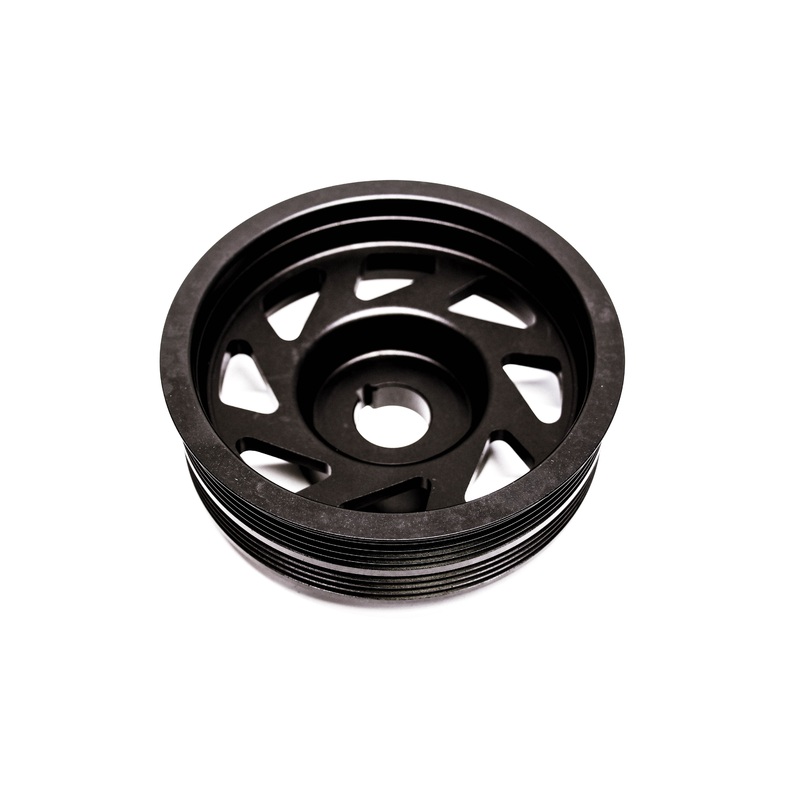 PLM Precision Works Crank Pulley for Subaru EJ-Series Engine WRX 2002-2014 / STi 2004-21 / Forester XT 2003-2013 / Legacy 1994-2009 / Impreza 1993-2011| PW-SUB-EJ-CP-PARENT