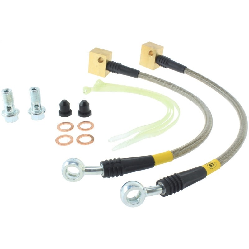 StopTech 06-09 Chevy Trailblazer Stainless Steel Rear Brake Lines