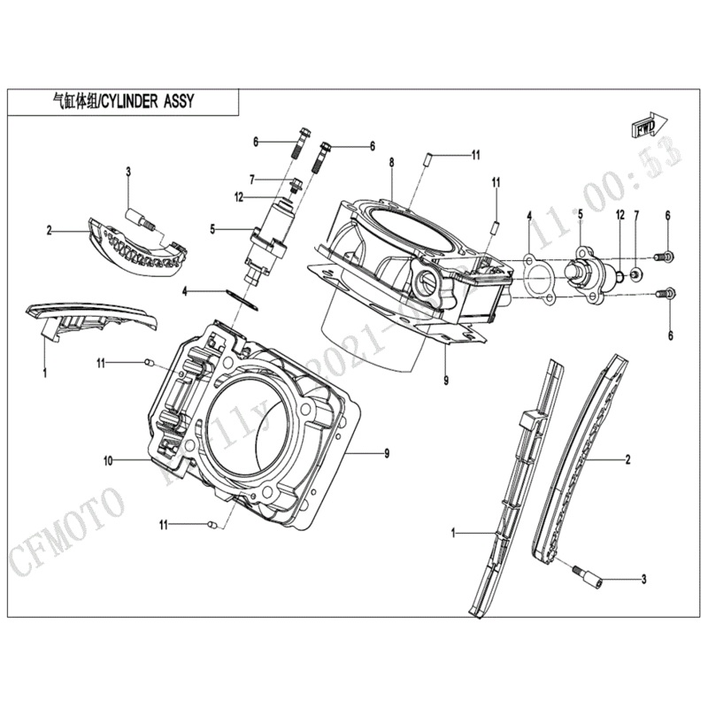 Cylinder Gasket by CF Moto