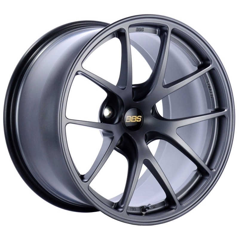 BBS RI-A 18×9.5 5×120 ET40 Matte Graphite Wheel -82mm PFS/Clip Required