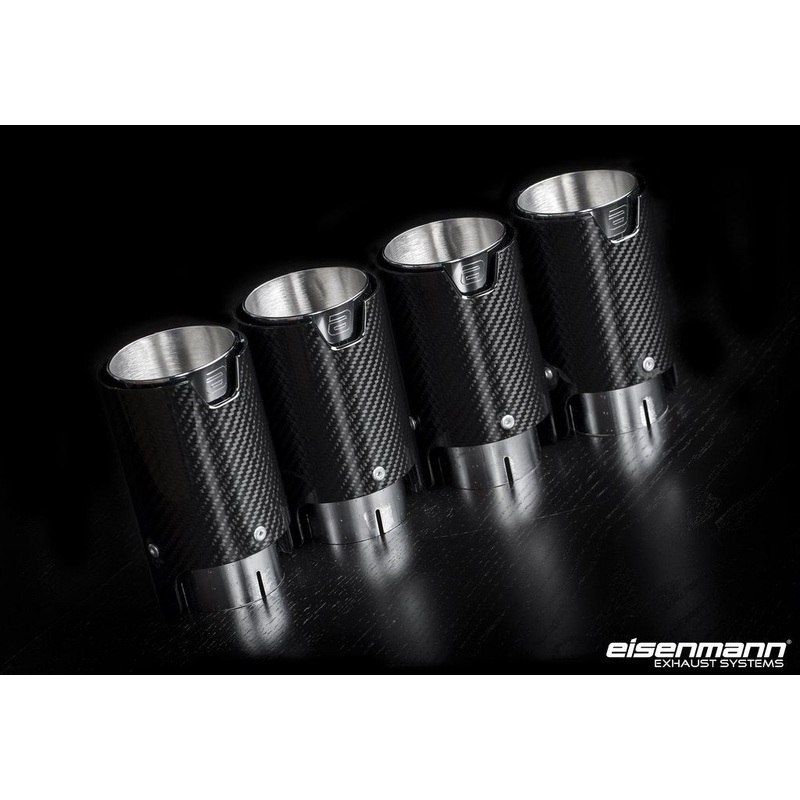 Eisenmann F8X M3 / M4 Performance Exhaust + 4×90 Carbon Tip Set