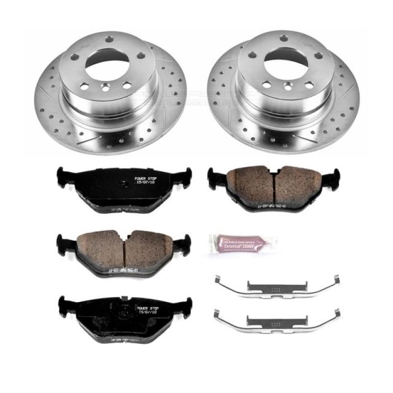 PowerStop Power Stop 95-99 BMW 318ti Rear Z23 Evolution Sport Brake Kit