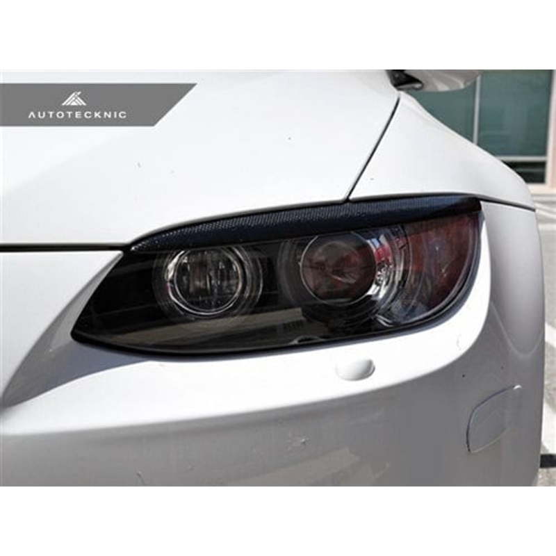 AutoTecknic Stealth Black Headlight Trim Set – E92/ E93 M3 & 3-Series Coupe/ Convertible Pre-LCI
