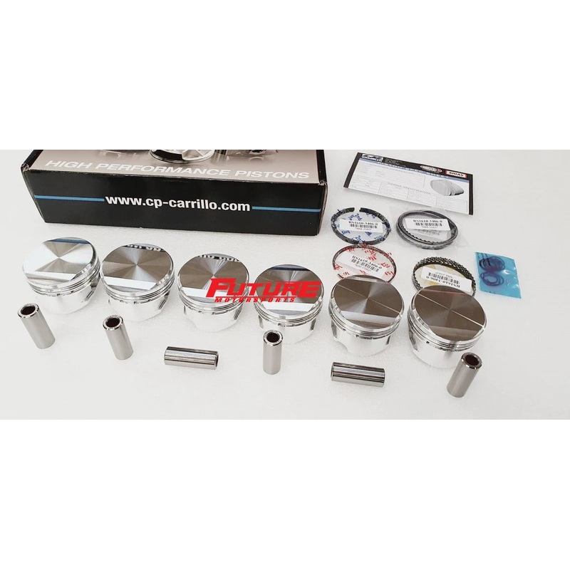 CP Carrillo Pistons Nissan RB30/RB25DET Head 87mm 8.5:1 or RB26DETT Head 8.2:1