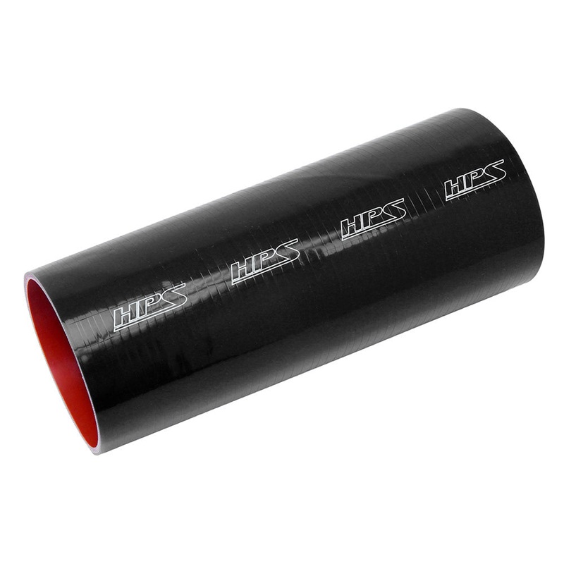 HPS 6-1/2″ 6-ply Reinforced Silicone Straight Coupler Hose | Universal (HTST-650-BLK)