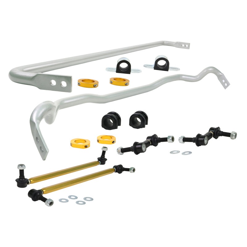 Whiteline 10-14 Hyundai Genesis Coupe 2.0T / 2.0T Premium Front & Rear Sway Bar Kit