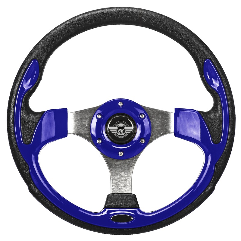 12.5″ Blue Steering Wheel for EZGo