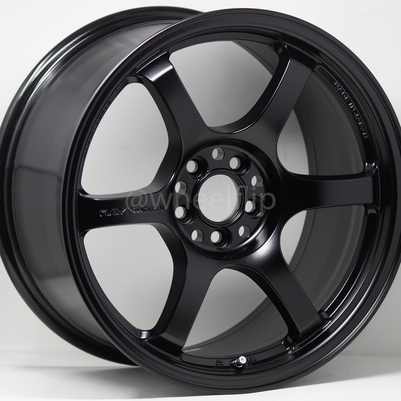Gram Lights 57DR 17×9 +38 5×114.3 Semi Gloss Black (SET)