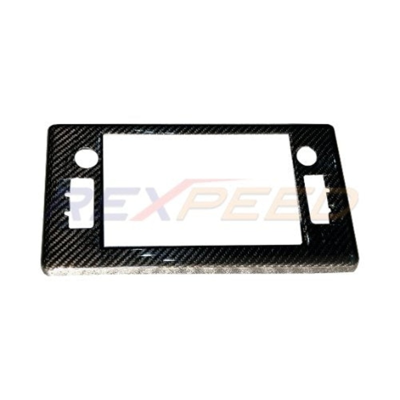 Rexpeed 2022+ GR86 / BRZ Dry Carbon Stereo Overlay Interior Trim  Matte | FR142M