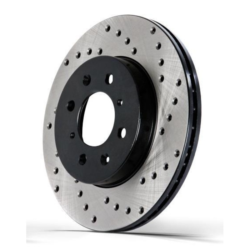 StopTech Drilled Sport Rotor – Front Right | Multiple Fitments (128.42100R)