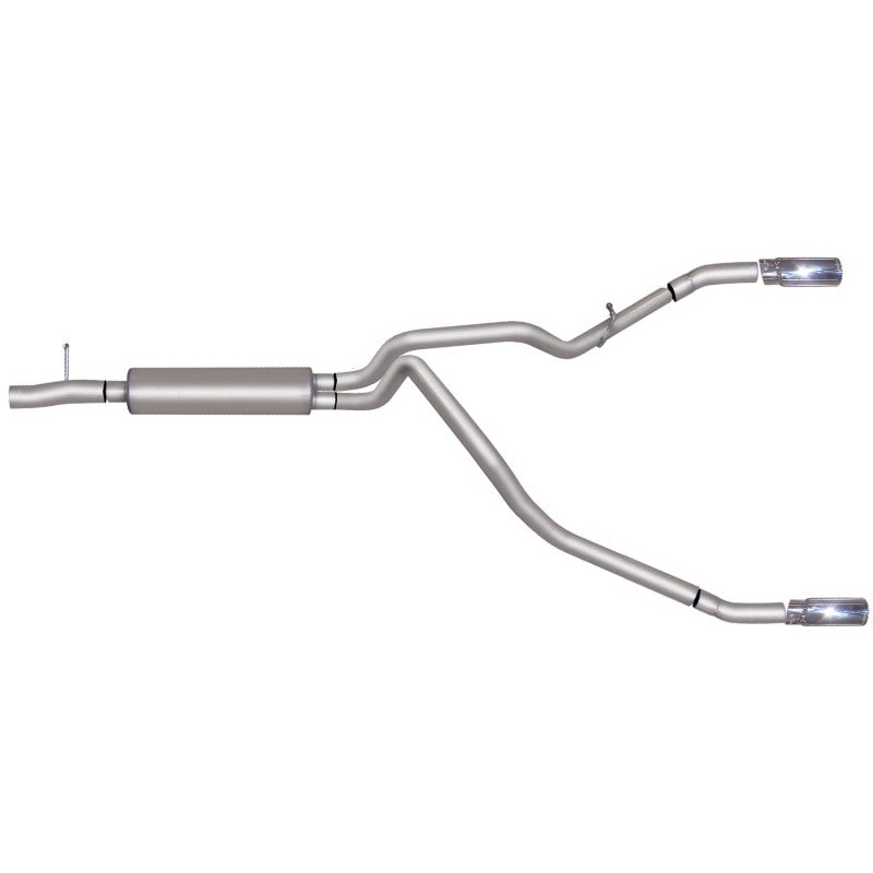 Gibson 05-06 Ford F-250 Super Duty King Ranch 6.8L 2.5in Cat-Back Dual Split Exhaust – Stainless