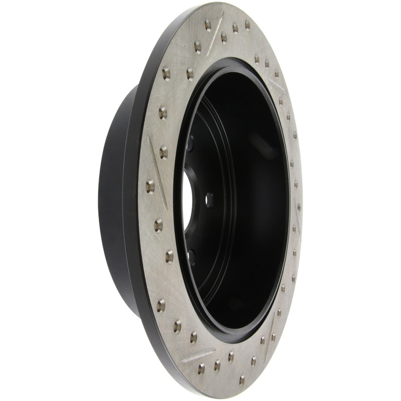 StopTech 08-10 Impreza WRX (Exc STi)/08-10 Impreza Coupe/Sedan Slotted & Drilled Left Rear Rotor