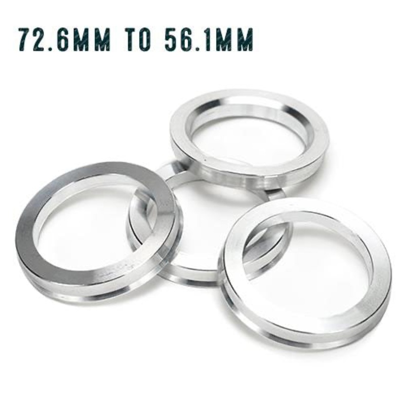 Subaru Aluminum Hub Ring Set – 72.6mm to 56.1mm