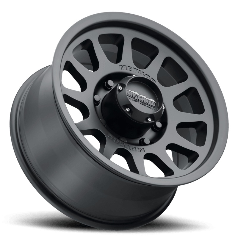 Method MR703 17×8.5 0mm Offset 8×6.5 130.81mm CB Matte Black Wheel