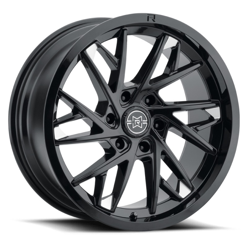 Method Raised MR801 20×12 / 6×5.5 BP / -40mm Offset / 106.25mm Bore – Gloss Black Milled Wheel