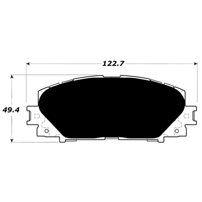 Porterfield Brake Pads for 2011 TOYOTA PRIUS Plug-In