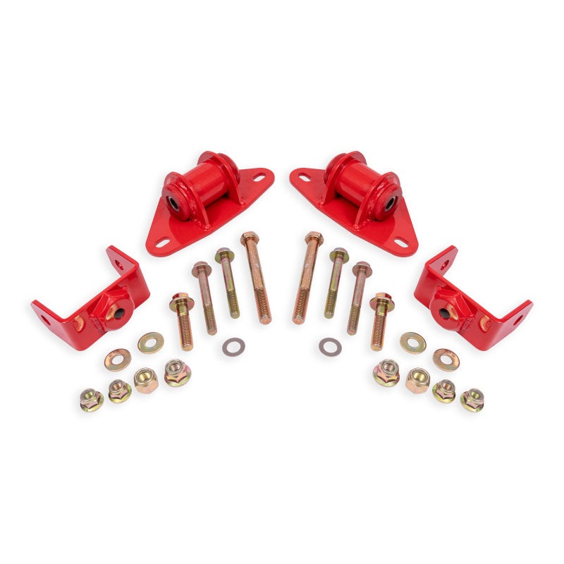 BMR Suspension 14-19 Chevrolet Corvette Motor Mount Kit – Red
