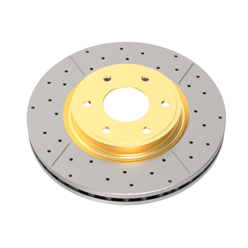 DBA 07-16 BMW 328i RWD Front Drilled & Slotted Street Series Rotor