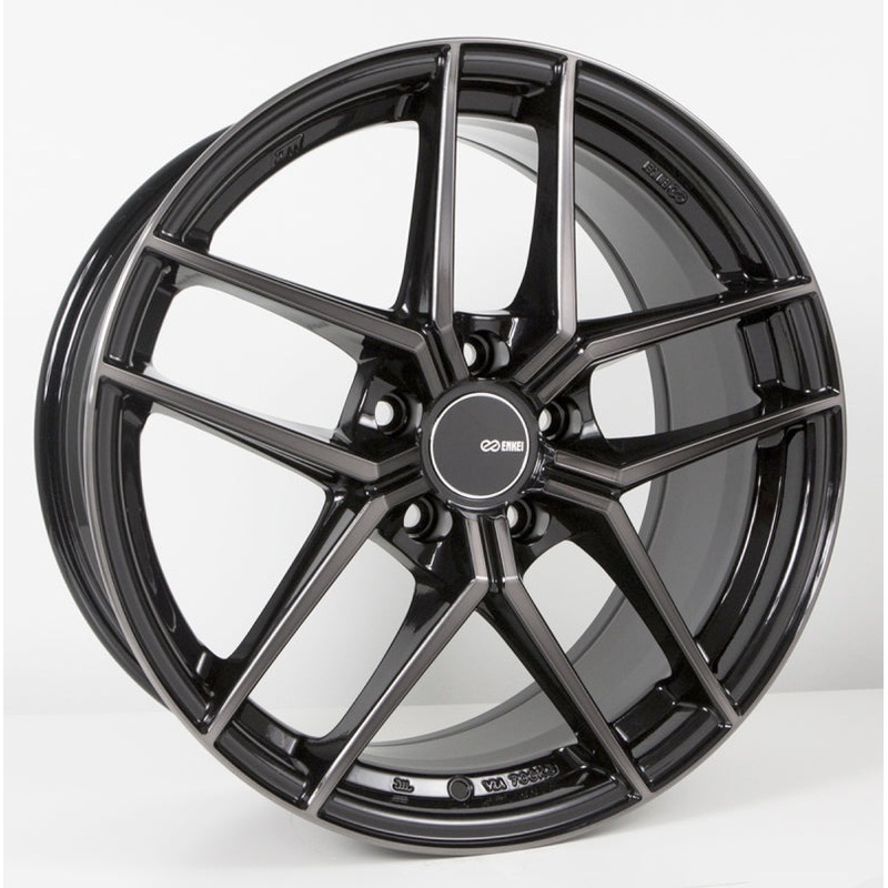 Enkei TY5 19×9.5 5×114.3 15mm Offset 72.6mm Bore Pearl Black Wheel