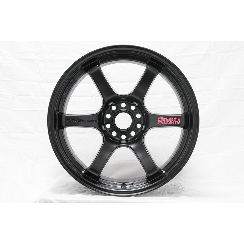 Gram Lights 57DR 19×9.5 +35 5-112 Semi Gloss Black Wheel