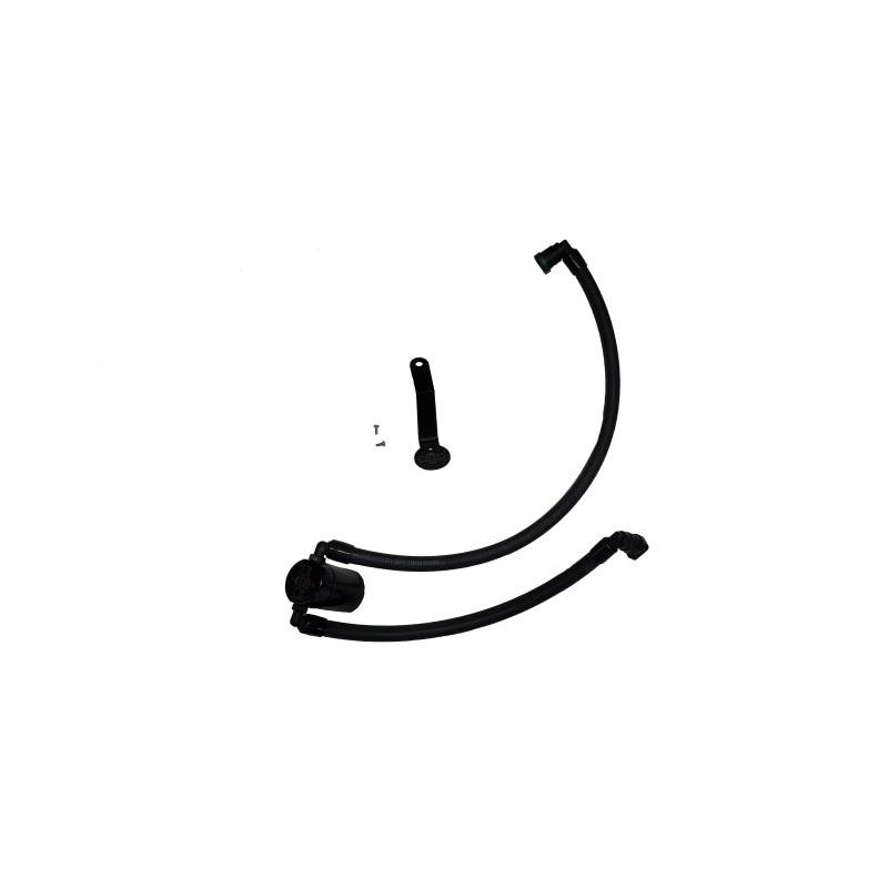 J&L 2024-2025 Ford Mustang 5.0L Oil Separator 3.0 PCV Side – Black Anodized