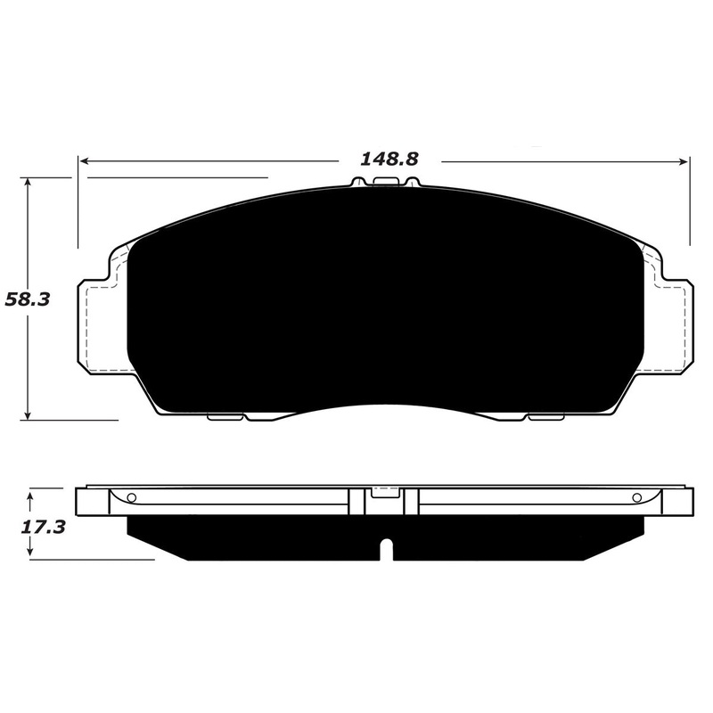 Porterfield Brake Pads for 2014 ACURA TSX