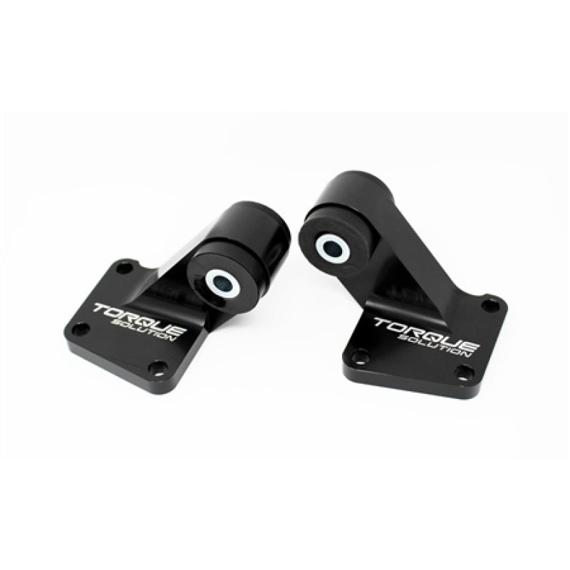 Torque Solution Billet Rear Differential Mounts Black Mitsubishi EVO VII-IX 2003-2006 | TS-EV-196