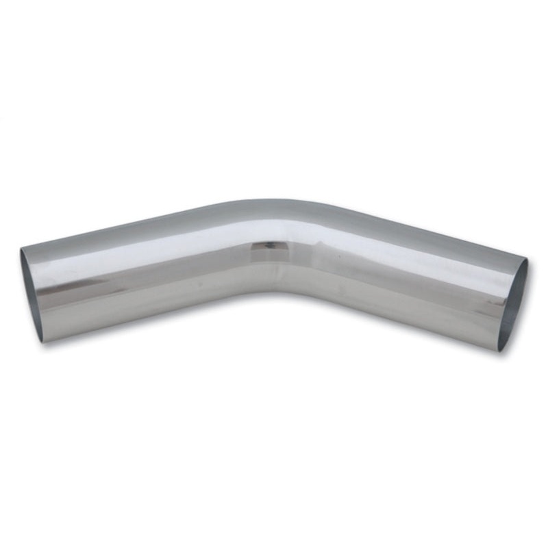 Vibrant 2.5in O.D. Universal Aluminum Tubing (45 degree bend) – Polished