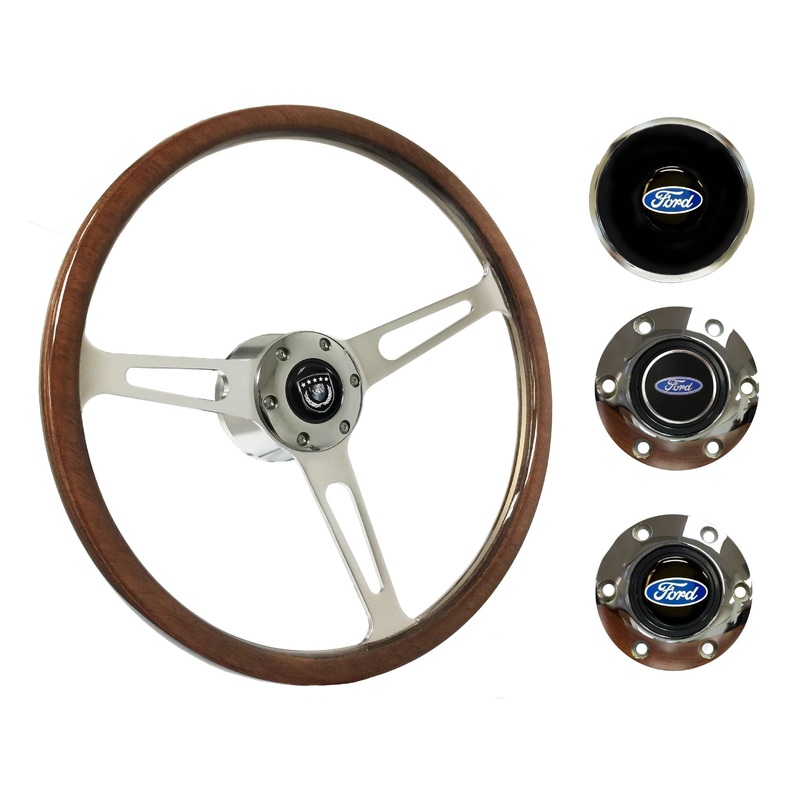 1965-69 Ford Ranchero Steering Wheel Kit | Deluxe Walnut Wood | ST3554