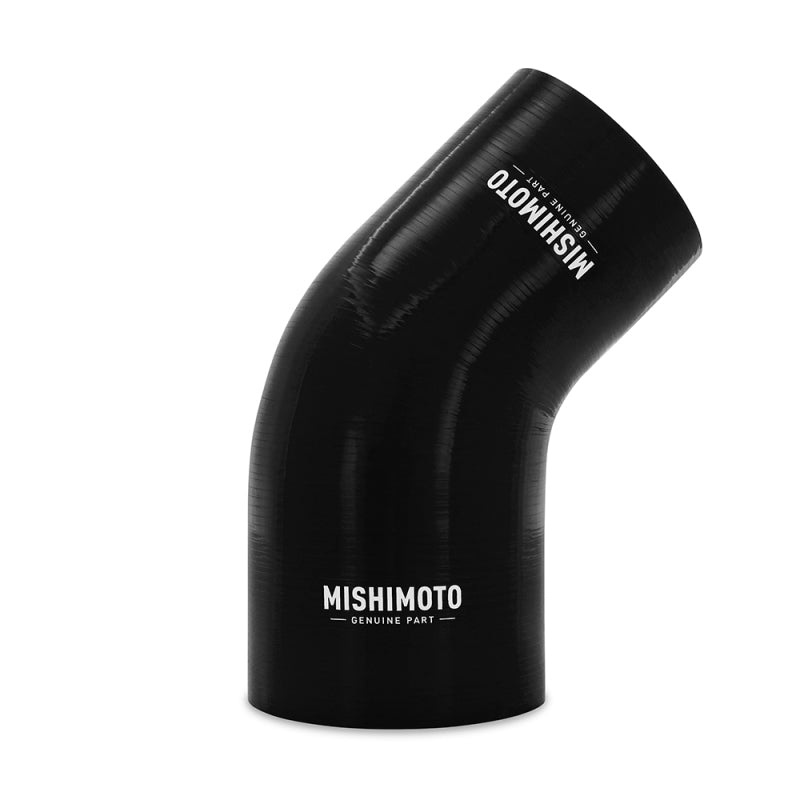 Mishimoto Silicone Reducer Coupler 45 Degree 3in to 3.75in – Black