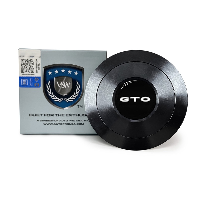 VSW S9 | GTO Emblem | Black Billet Horn Button | STE1019-21B