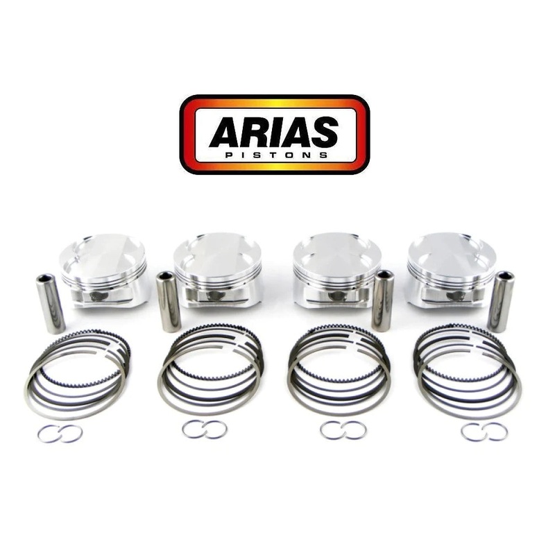 Arias Pistons Honda Honda 2.4L K24 Bore 87.50mm CH 1.180 Stroke 99 Rod 5.984 CR 12.5 Dome Head 50.5cc
