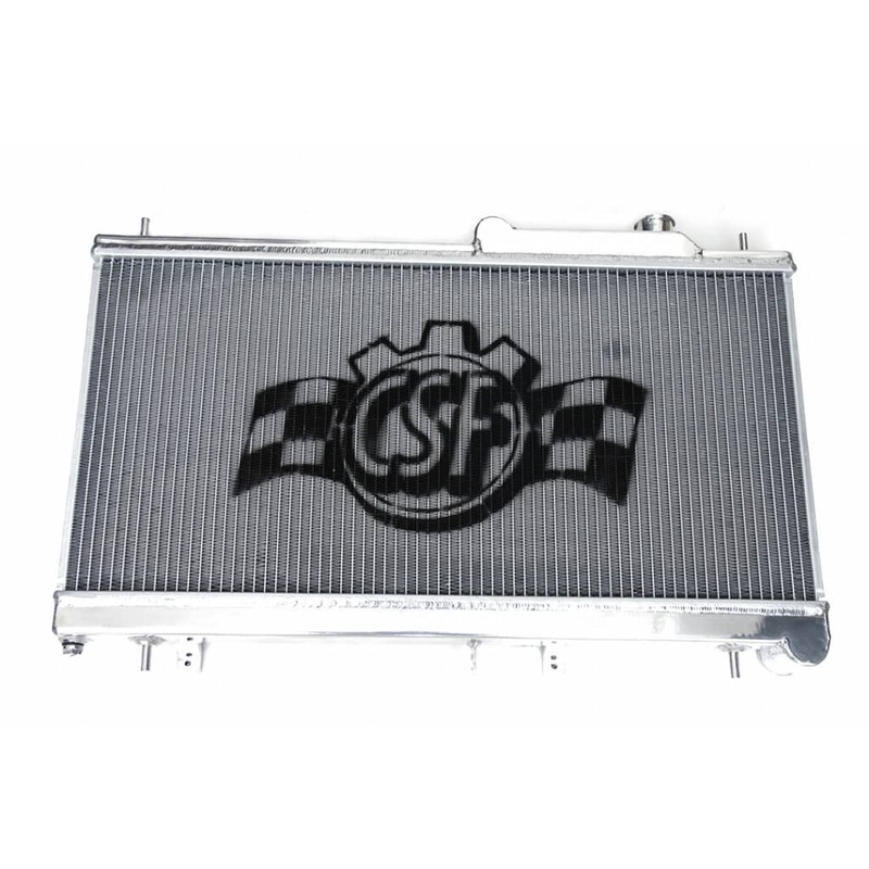 CSF High-Performance All-Aluminum Radiator For Subaru Wrx & Sti – 2-Row 42Mm Race-Spec Radiator – 1 Hour Mirror Finish Hand Polish