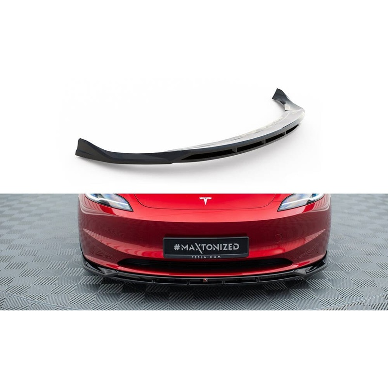 Maxton Design Front Splitter V.1 – Tesla Model 3 Project Highland Facelift